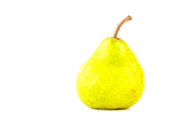 Pear isolated white background