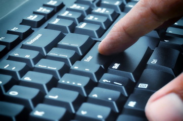 Finger Keyboard Enter