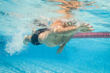 Freestyle swimmer