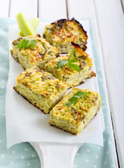 Courgette and herb bake