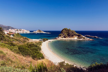 Obraz premium Kokkari beach, Samos island, Greece
