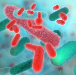 Bacteria - 3d Rendering