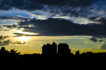 Sunset in Kiev