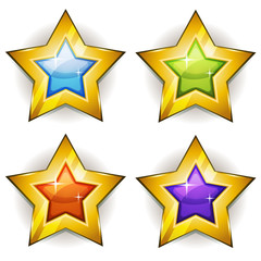 Funny Stars Icons For Ui Game