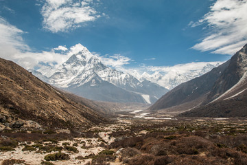 Fototapeta na wymiar Mount Everest Base Camp trek Nepal