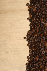 Vertical coffee beans