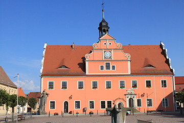 Obraz premium Rathaus der Rolandstadt Belgern