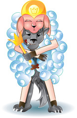 wolf in sheep's clothing