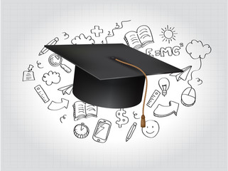 Graduation Concept Vector Illustration