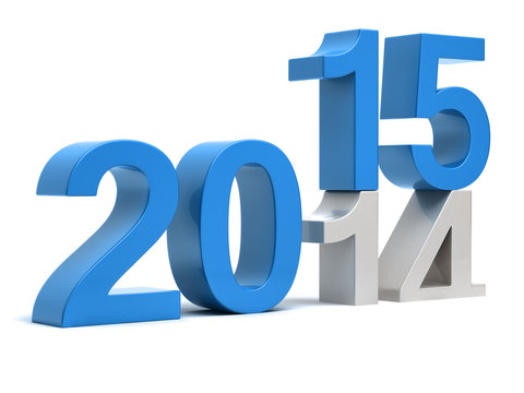2015 Happy New Year 3d