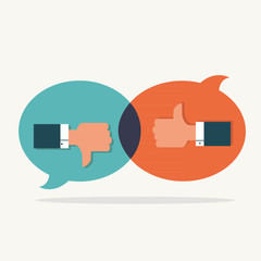 Thumbs Up and Thumbs Down