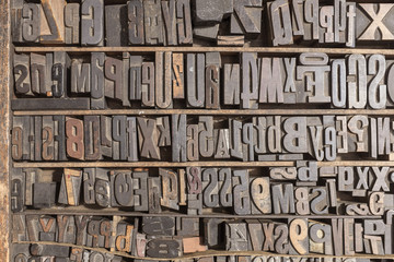 Letterpress alphabet