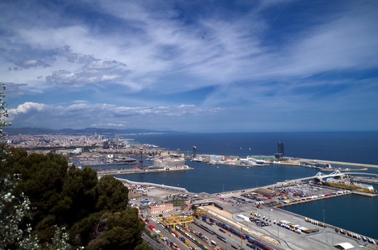Hafen Überblick Barcelona