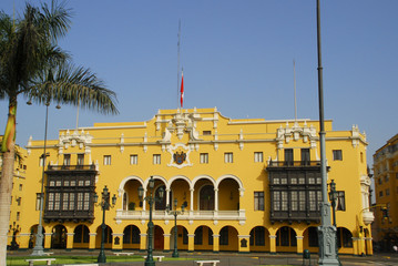 Lima&acute;s municipality building, lima