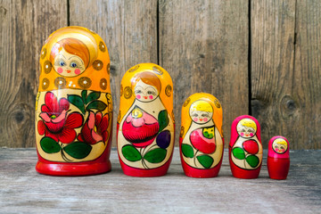 Babushkas or matryoshkas dolls.