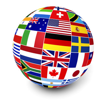 International Business World Flags