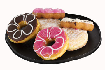 Group of donut on the tray