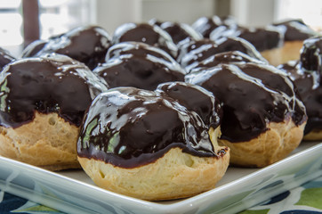 Chocolate Covered Cream Puffs