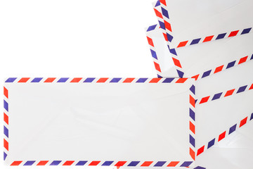Obraz premium Isolated airmail envelope