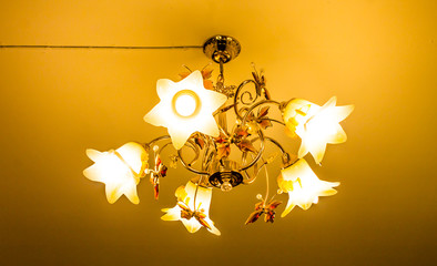 A beautiful chandelier