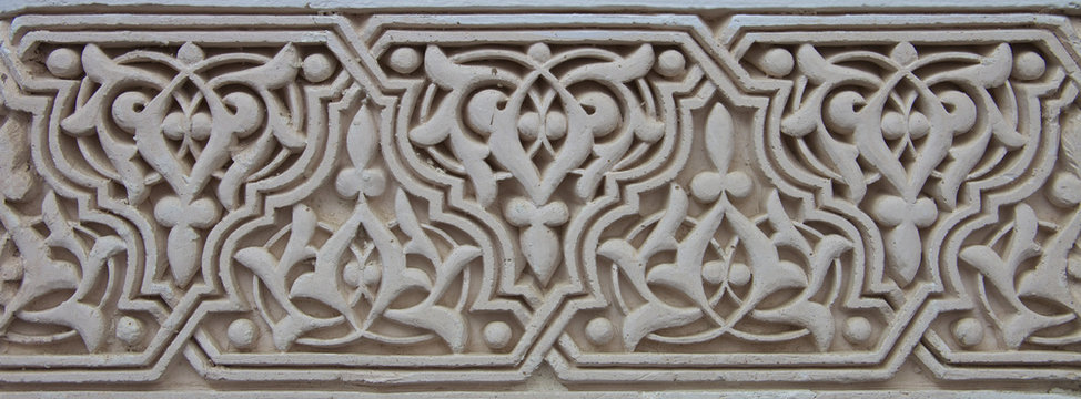 Moroccan Plaster Arabesque Carving