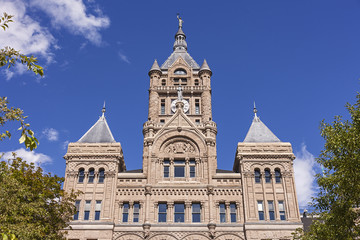 Fototapeta na wymiar City & County Building in Downtown Salt Lake City, Utah