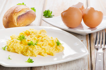 Scrambled eggs