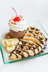 Waffle ice cream