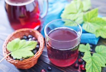 black currant juice