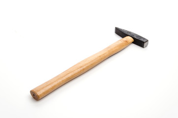 Hammer isolated white background
