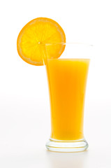 Orange juice glass