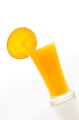 Orange juice glass