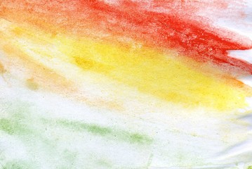 Red Yellow Green Gouache