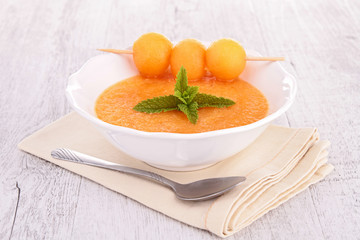 cold soup melon