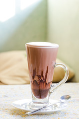 Hot chocolate drink