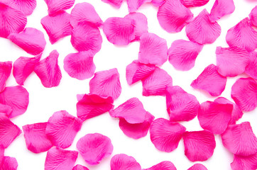 Background of pink petals