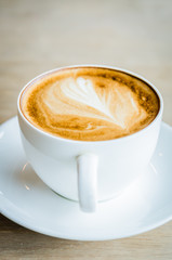 Latte coffee