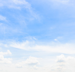 Fototapeta na wymiar Cloud on blue sky