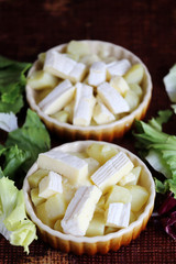 Tartiflette avant cuisson