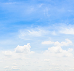 Fototapeta premium Cloud on blue sky
