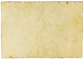Old yellow paper texture - obrazy, fototapety, plakaty