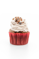 Cupcakes isolated on white background