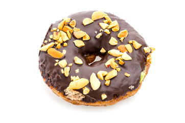 Donut isolated on white background