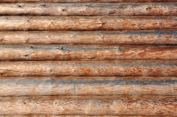 Obraz premium Wooden logs