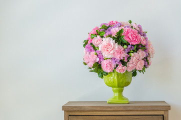 Bouquet in vase