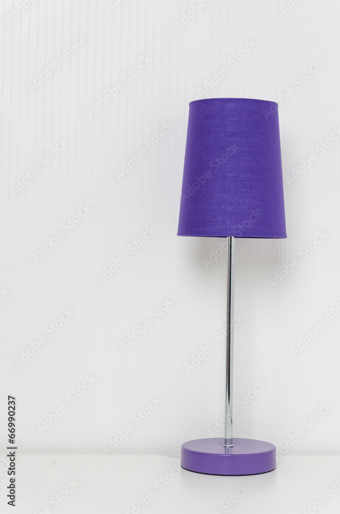 Wall mural Table lamp