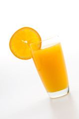 Orange juice glass