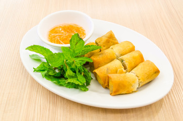 Fried spring rolls