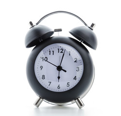 Clock isolated on white
