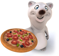 Naklejka premium White bear